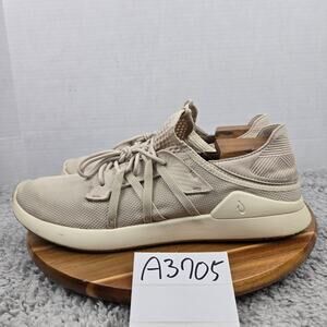 Olukai Mens 13 Holo Sand Off White Lightweight Casual Lifestyle Daily Sneaker